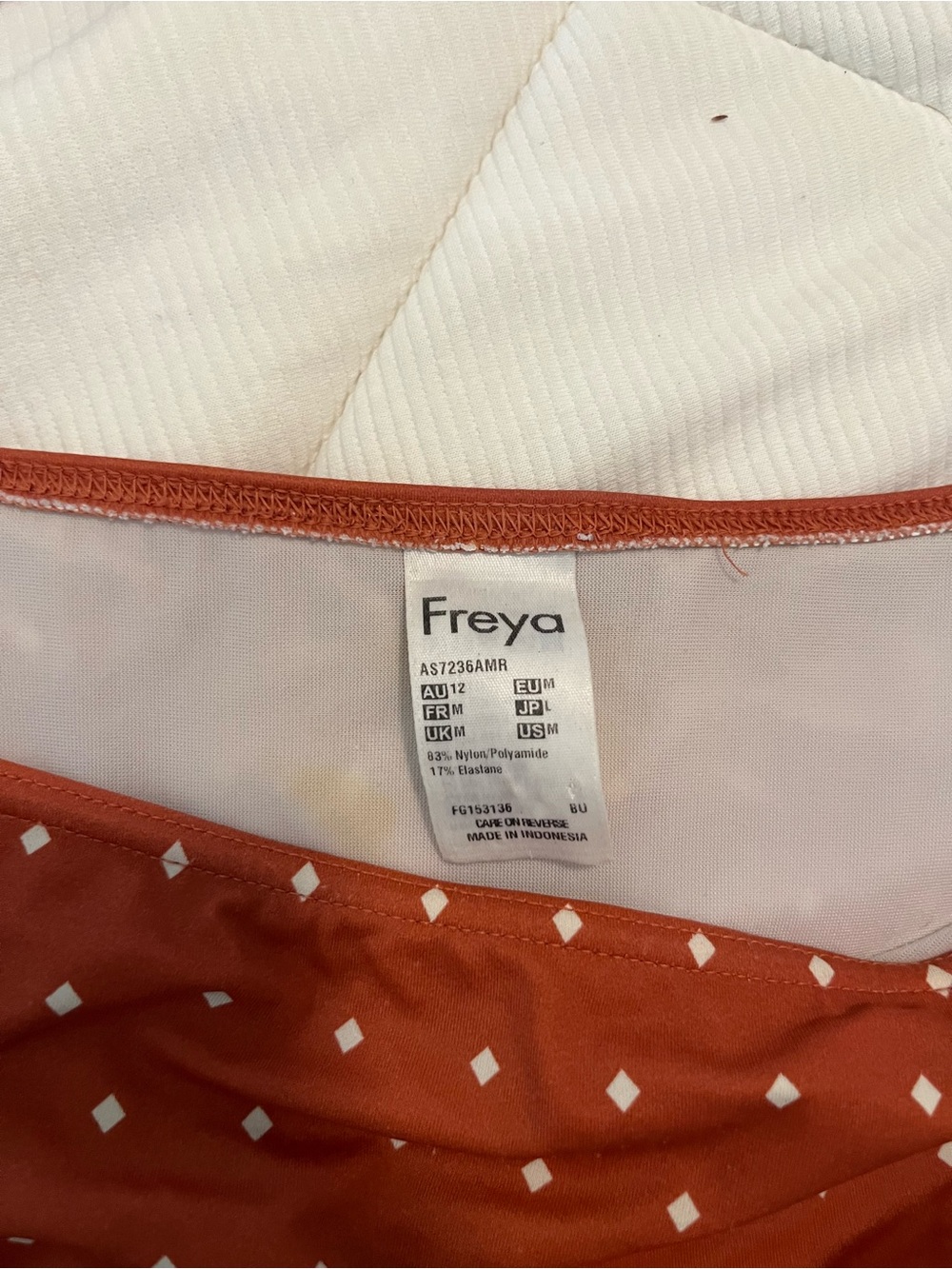 Freya Rust Orange Ruffle Two-Piece Swim Set - Picture 4 of 6